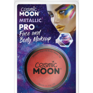 Cosmic Moon Metallic Pro Face Paint Cake pots, Red