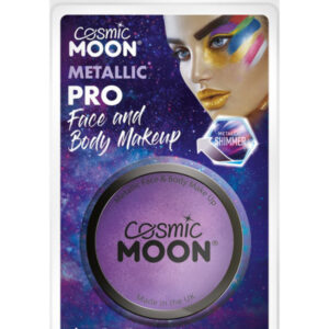 Cosmic Moon Metallic Pro Face Paint Cake Pots, Pur