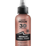 Cosmic Moon Metallic Fabric Paint, Rose Gold