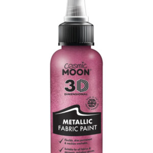 Cosmic Moon Metallic Fabric Paint, Pink