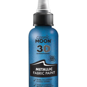 Cosmic Moon Metallic Fabric Paint, Blue