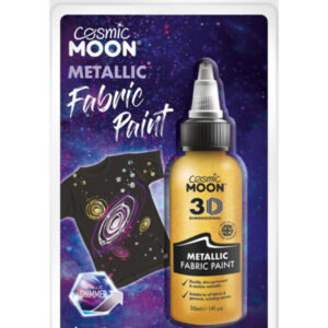 Cosmic Moon Metallic Fabric Paint, Gold
