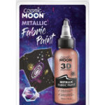 Cosmic Moon Metallic Fabric Paint, Rose Gold