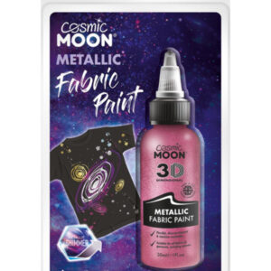 Cosmic Moon Metallic Fabric Paint, Pink