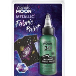 Cosmic Moon Metallic Fabric Paint, Green