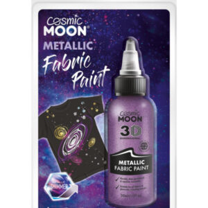 Cosmic Moon Metallic Fabric Paint, Purple