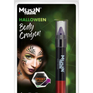 Moon Terror Halloween Body Crayons, Purple