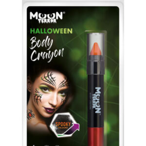 Moon Terror Halloween Body Crayons, Orange