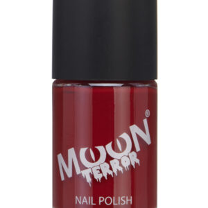 Moon Terror Halloween Nail Polish, Red