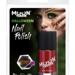 Moon Terror Halloween Nail Polish, Red