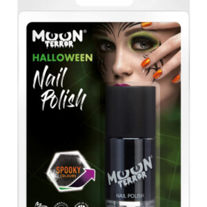 Moon Terror Halloween Nail Polish, Black