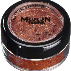 Moon Terror Halloween Glitter Shakers, Orange