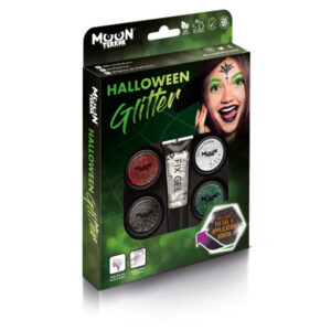 Moon Terror Halloween Glitter Shakers, Assorted