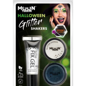Moon Terror Halloween Glitter Shakers,