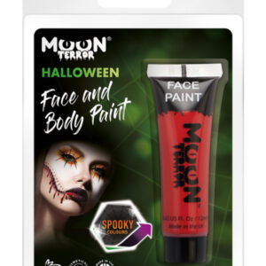 Moon Terror Halloween Face & Body Paint, Red